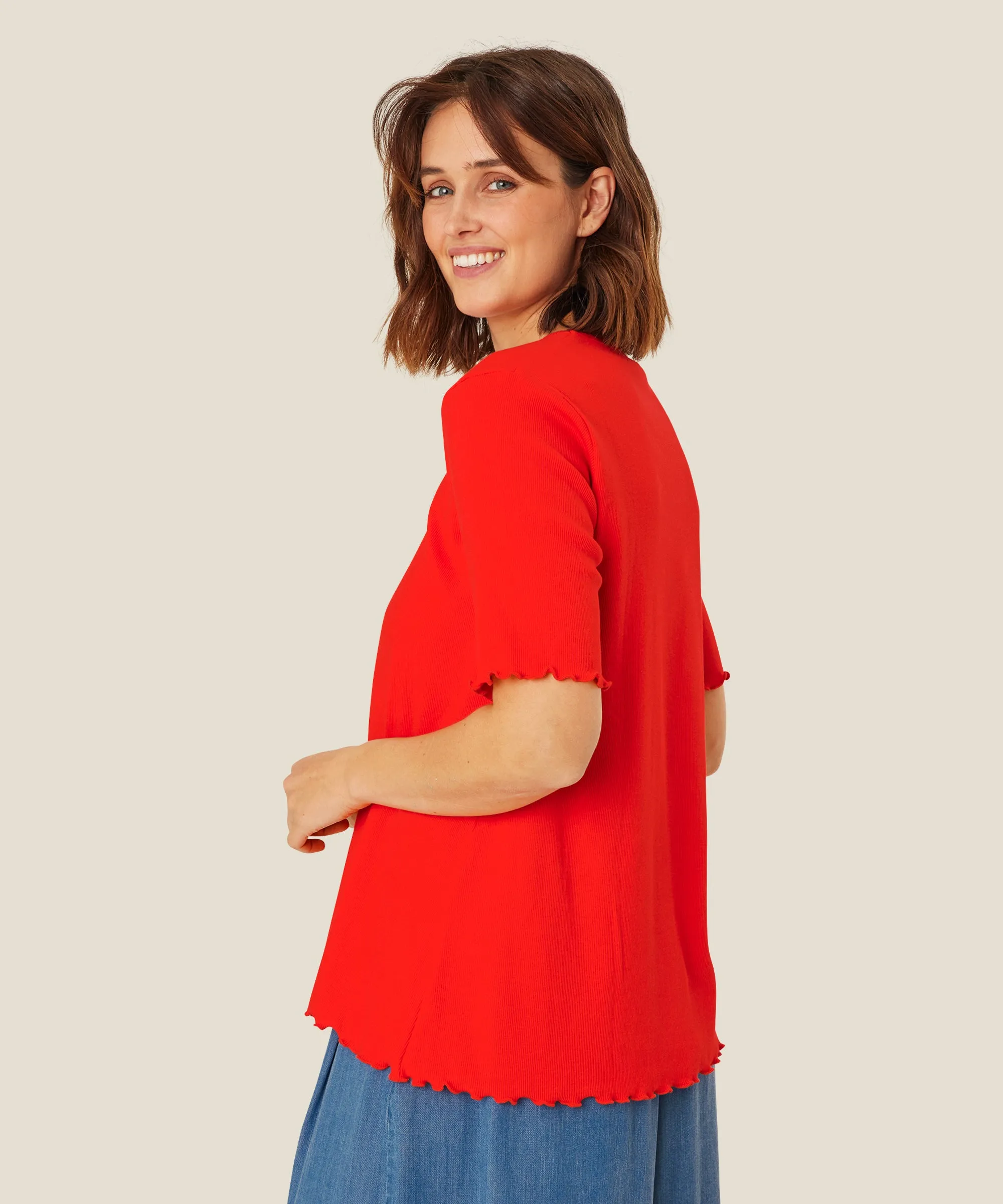 1008977  MaButtas Top - Orange Com