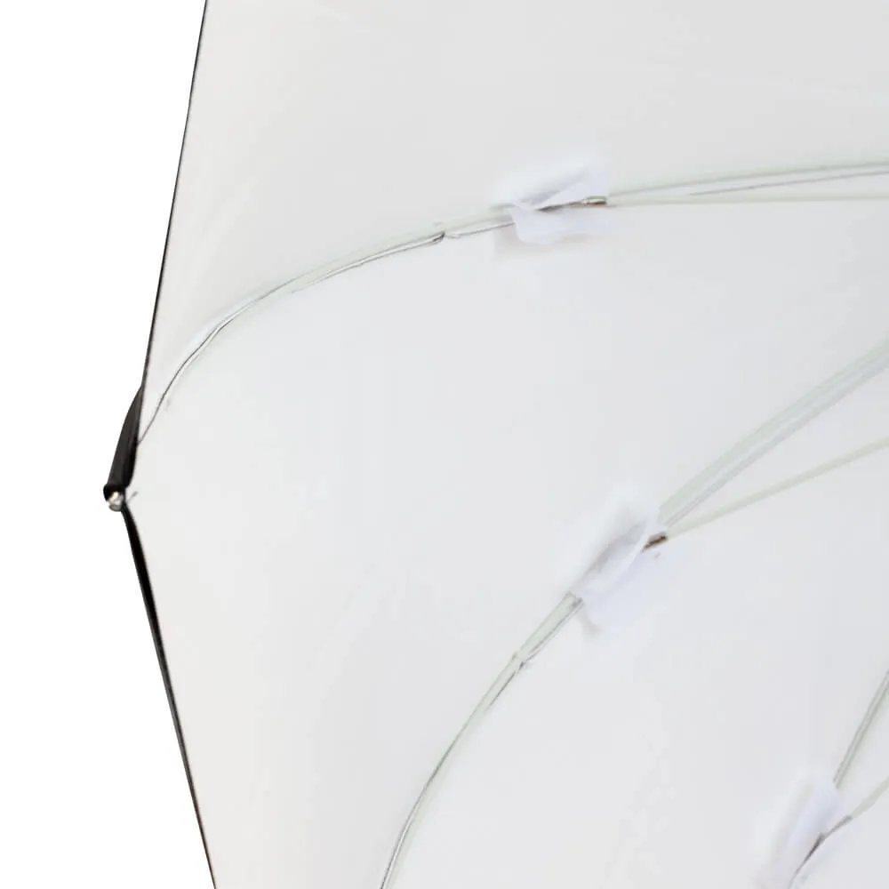 130cm (51") Deep Parabolic Umbrella (Black/White) with Diffusion