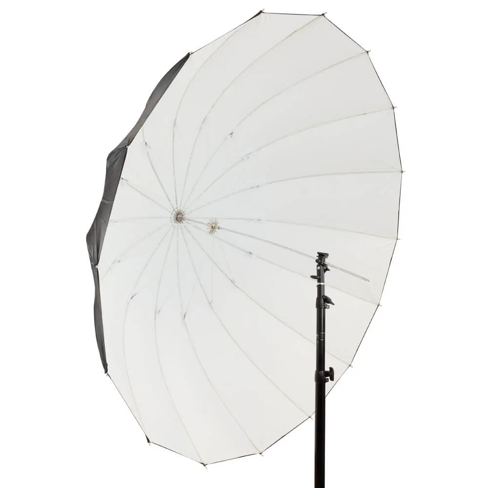 130cm (51") Deep Parabolic Umbrella (Black/White) with Diffusion