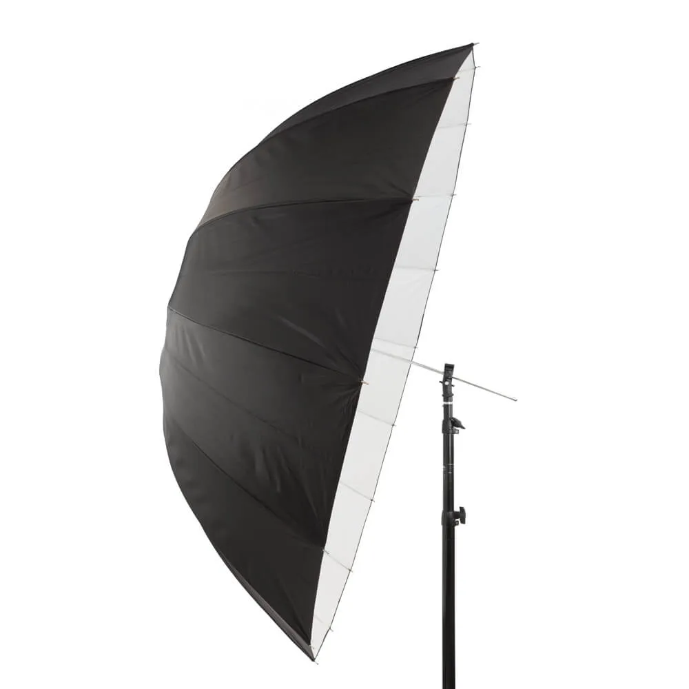 130cm (51") Deep Parabolic Umbrella (Black/White) with Diffusion