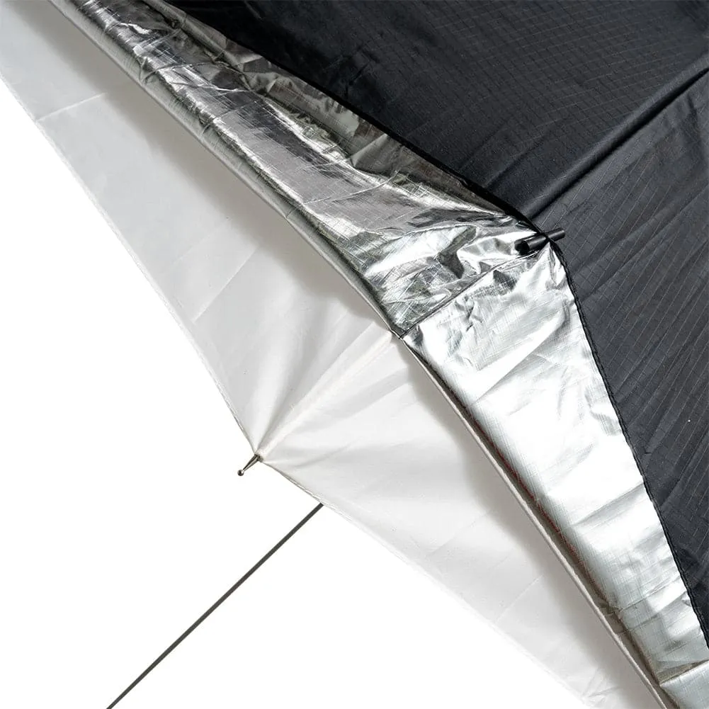 2-in-1 Convertible Soft Diffuser/ Silver Reflector Umbrella (43"/110cm)