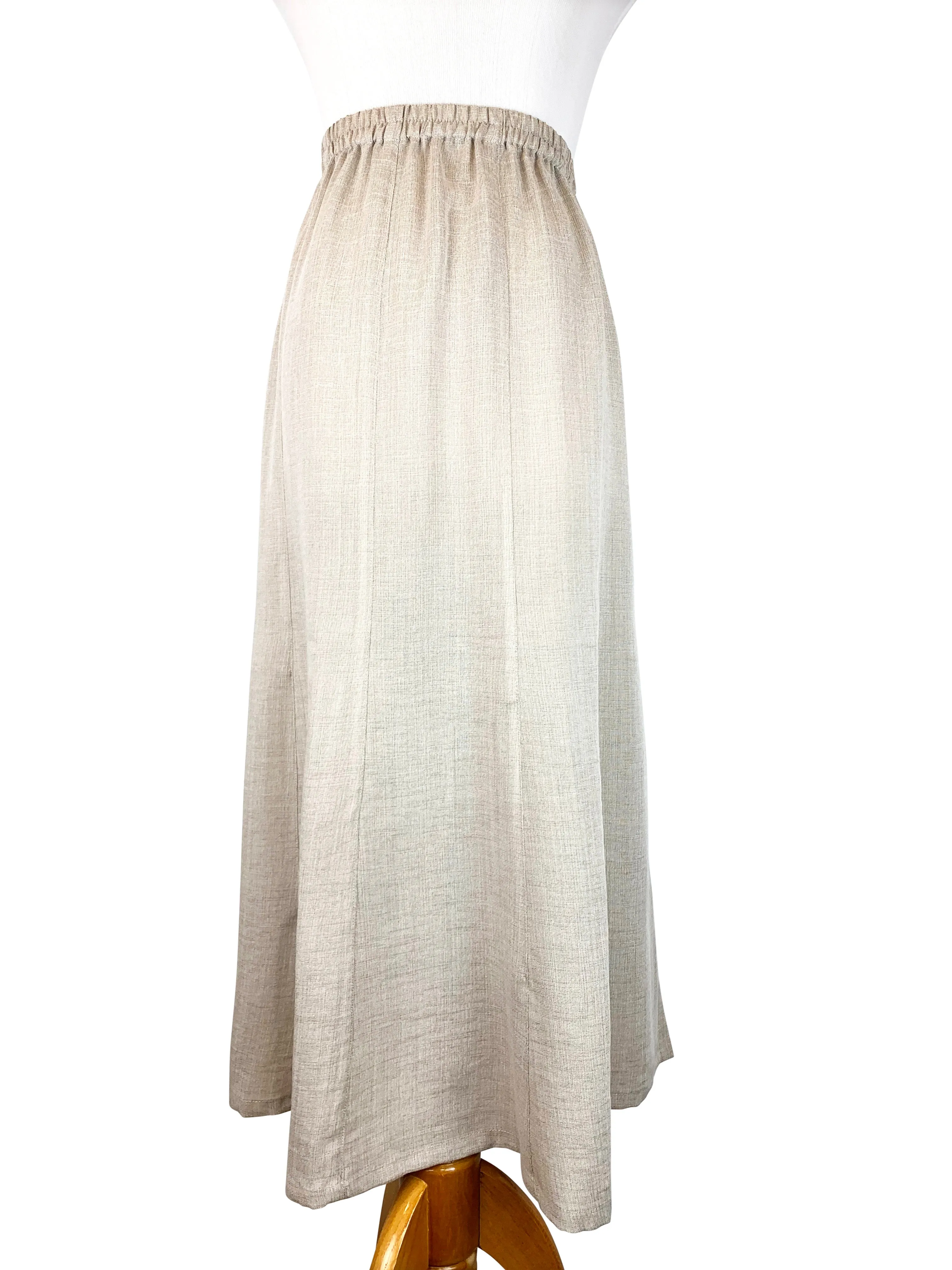 AASK03 - Linen Skirt With Ruffle Option