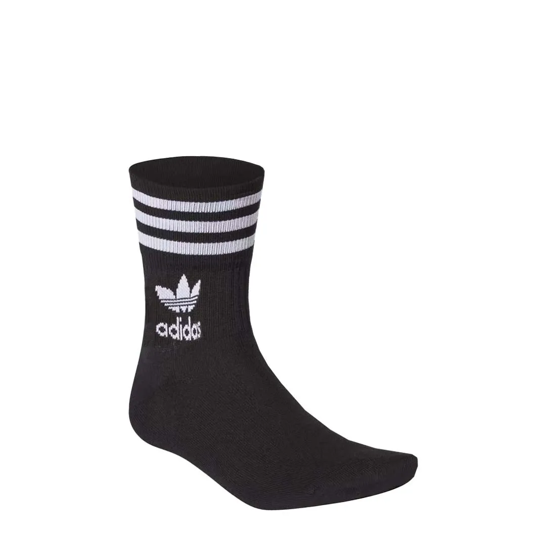 adidas - Kids' Summer Mid Cut 3 Pack Crew Socks (GD3576-K)