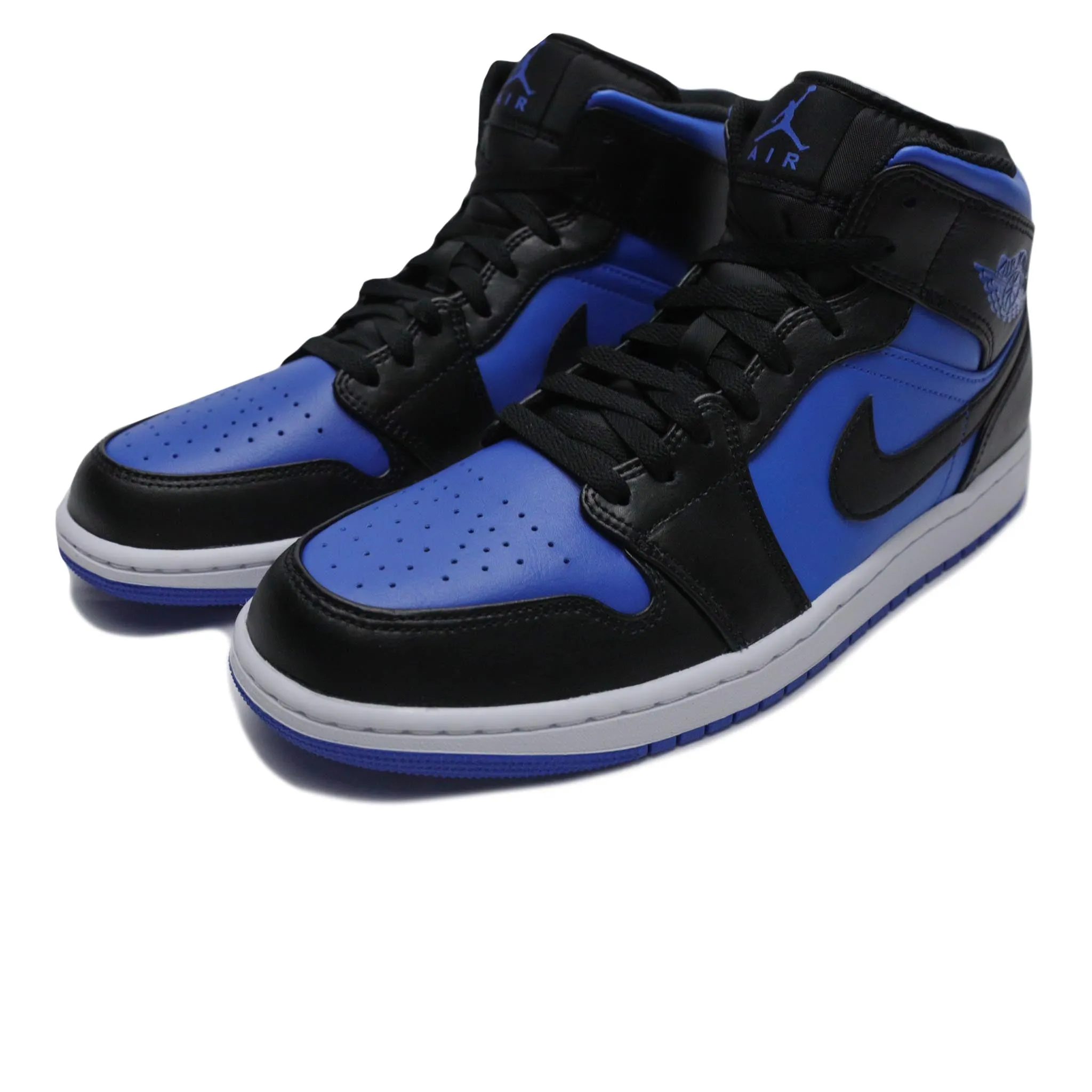 Air Jordan 1 Mid 'Black/Metallic Blue'