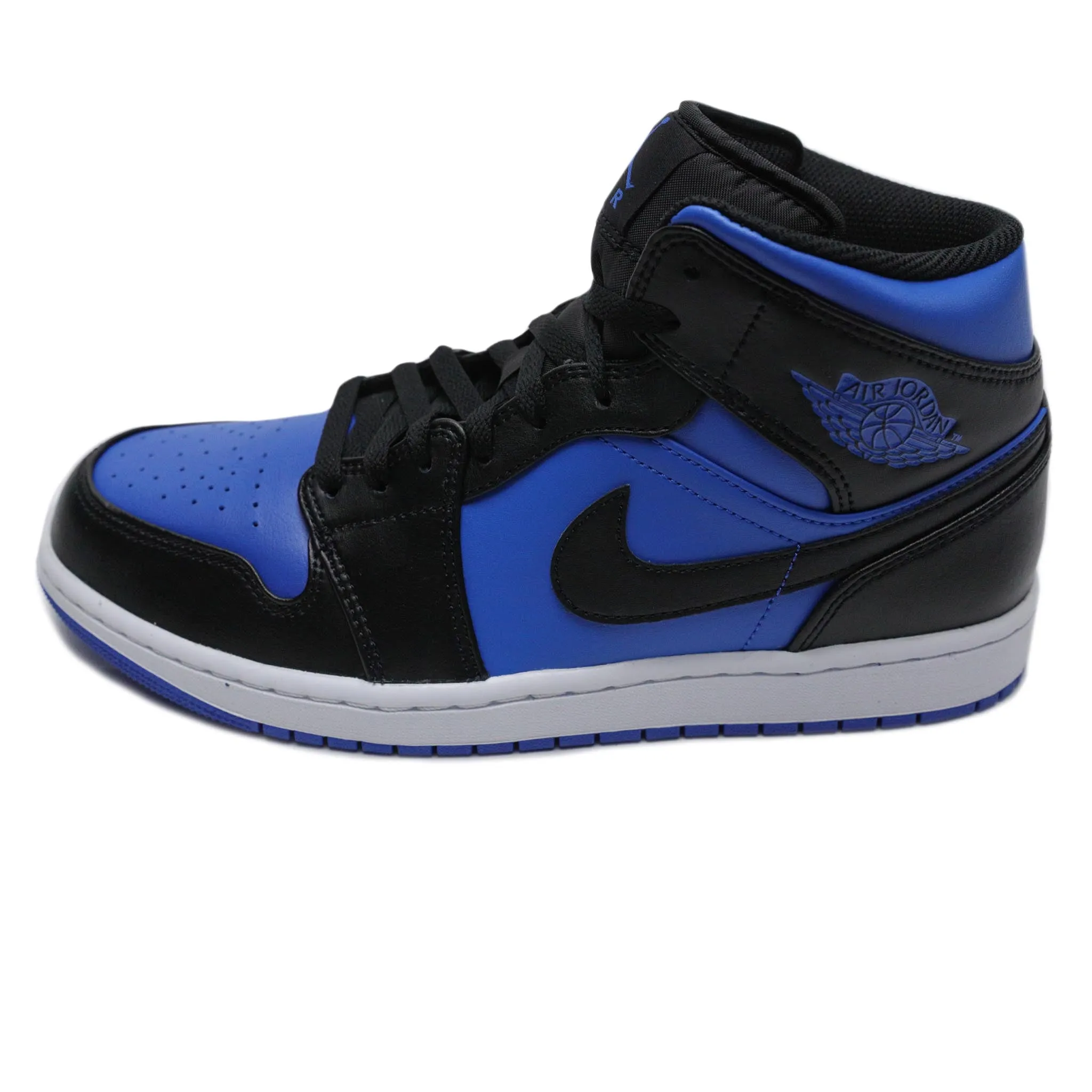 Air Jordan 1 Mid 'Black/Metallic Blue'