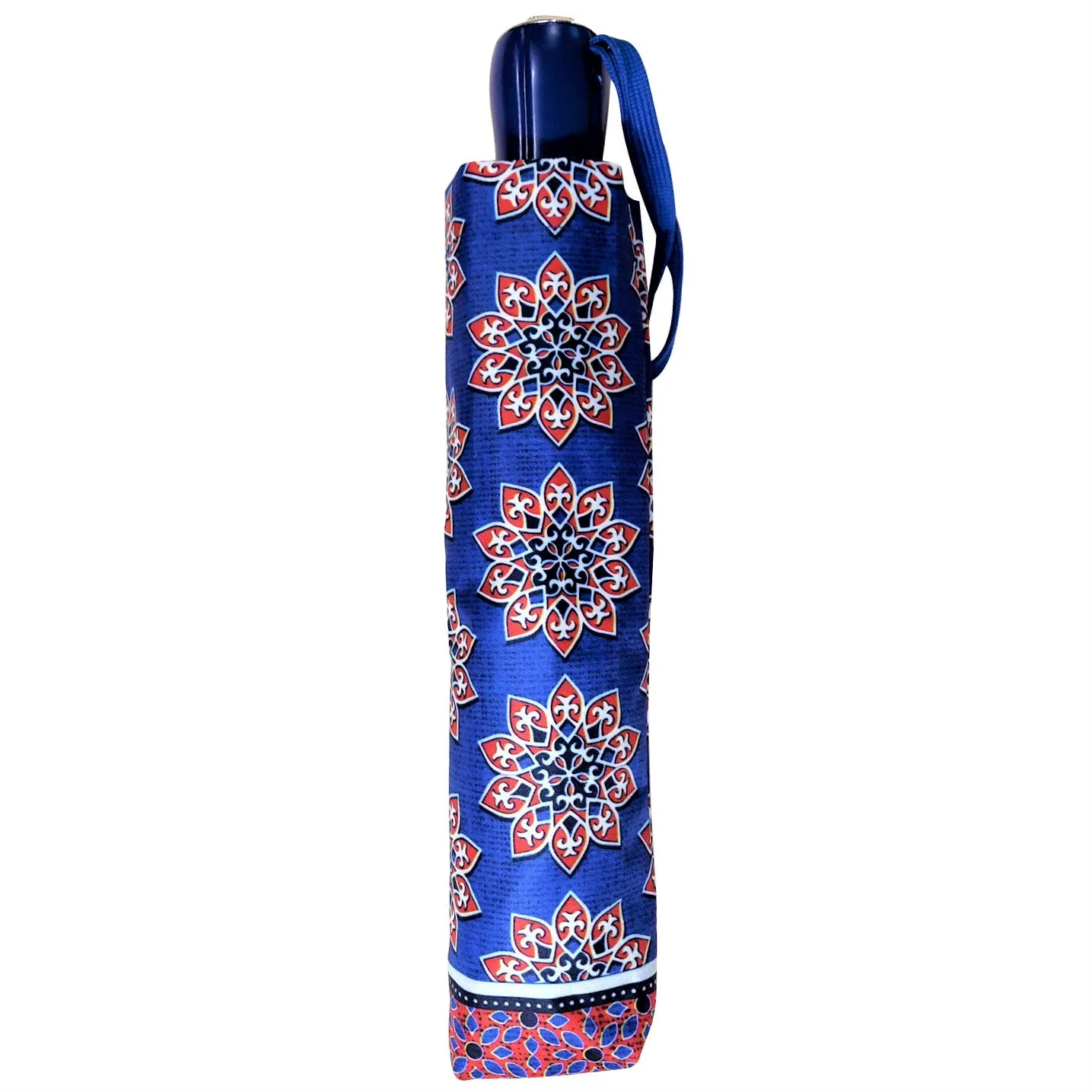 Ajrakh Indigo Digital Printed Umbrella (3-Fold)