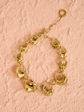 Alemais Chunky Infinity Necklace in Gold