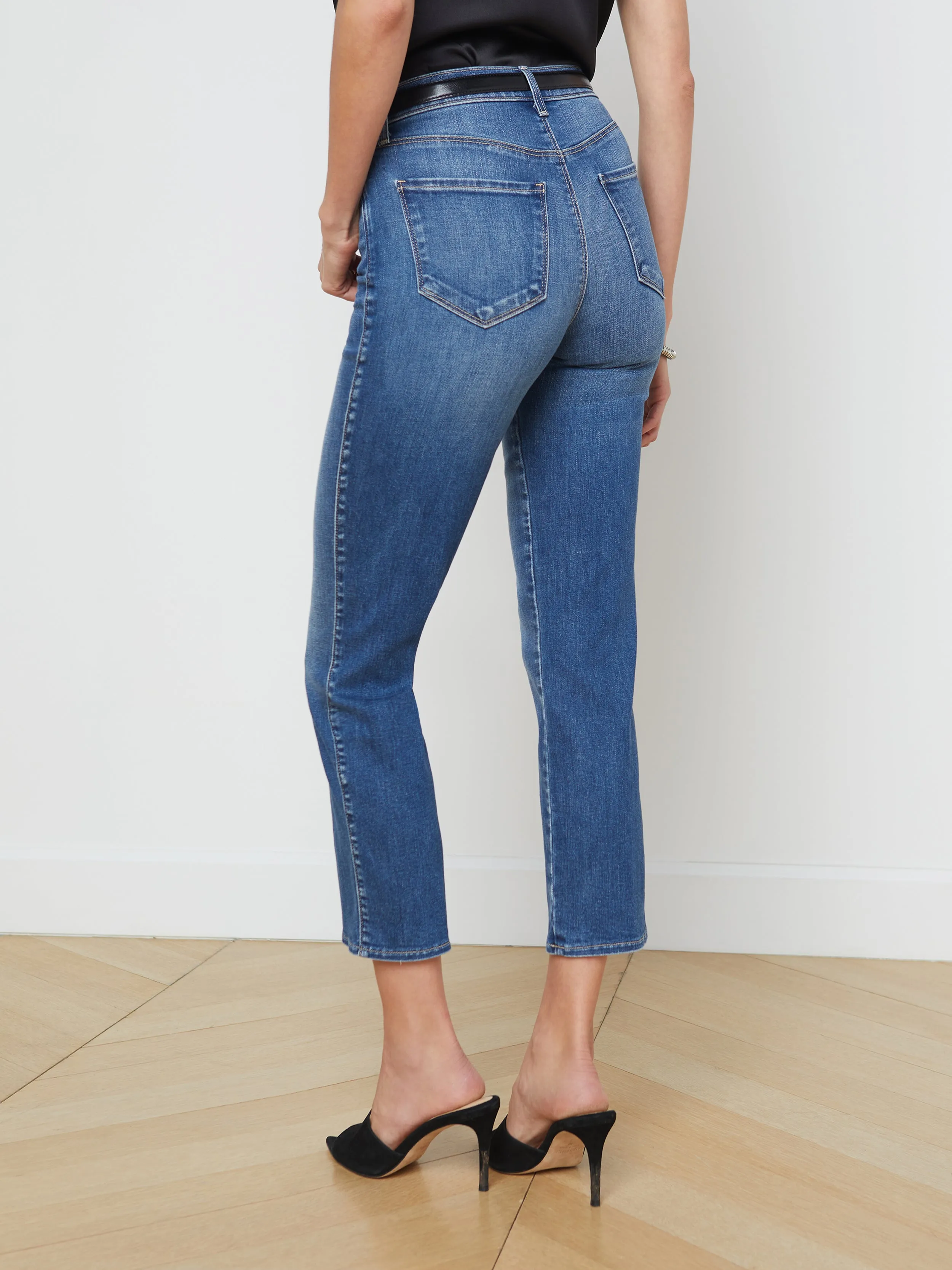 Alexia Cropped Cigarette Jean