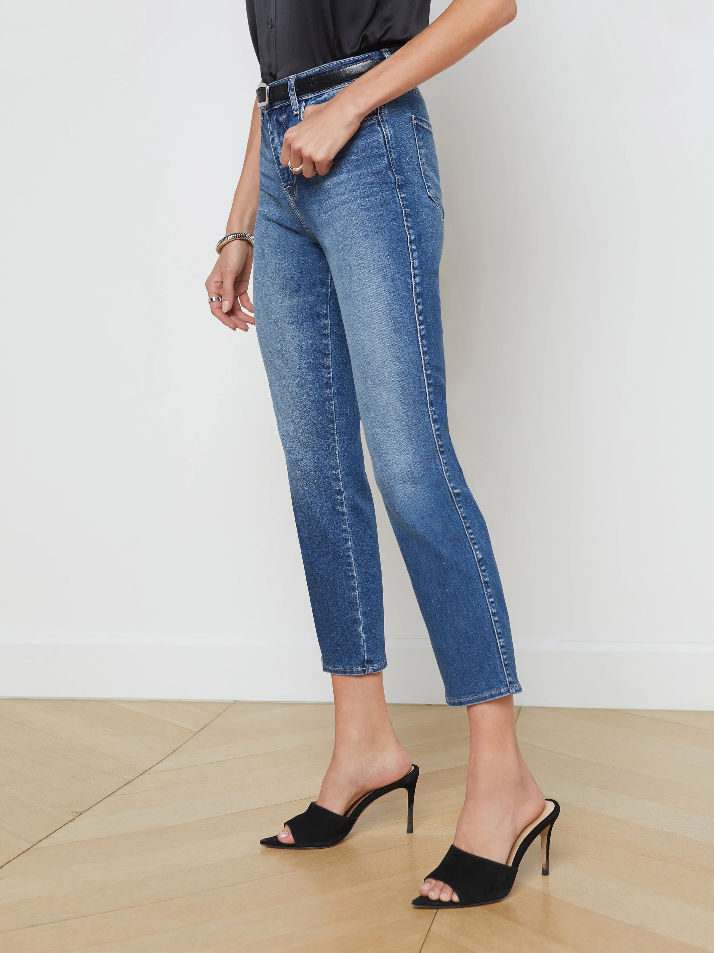 Alexia Cropped Cigarette Jean