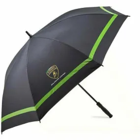 Automobili Lamborghini Squadra Corse Large Golf Umbrella - Black