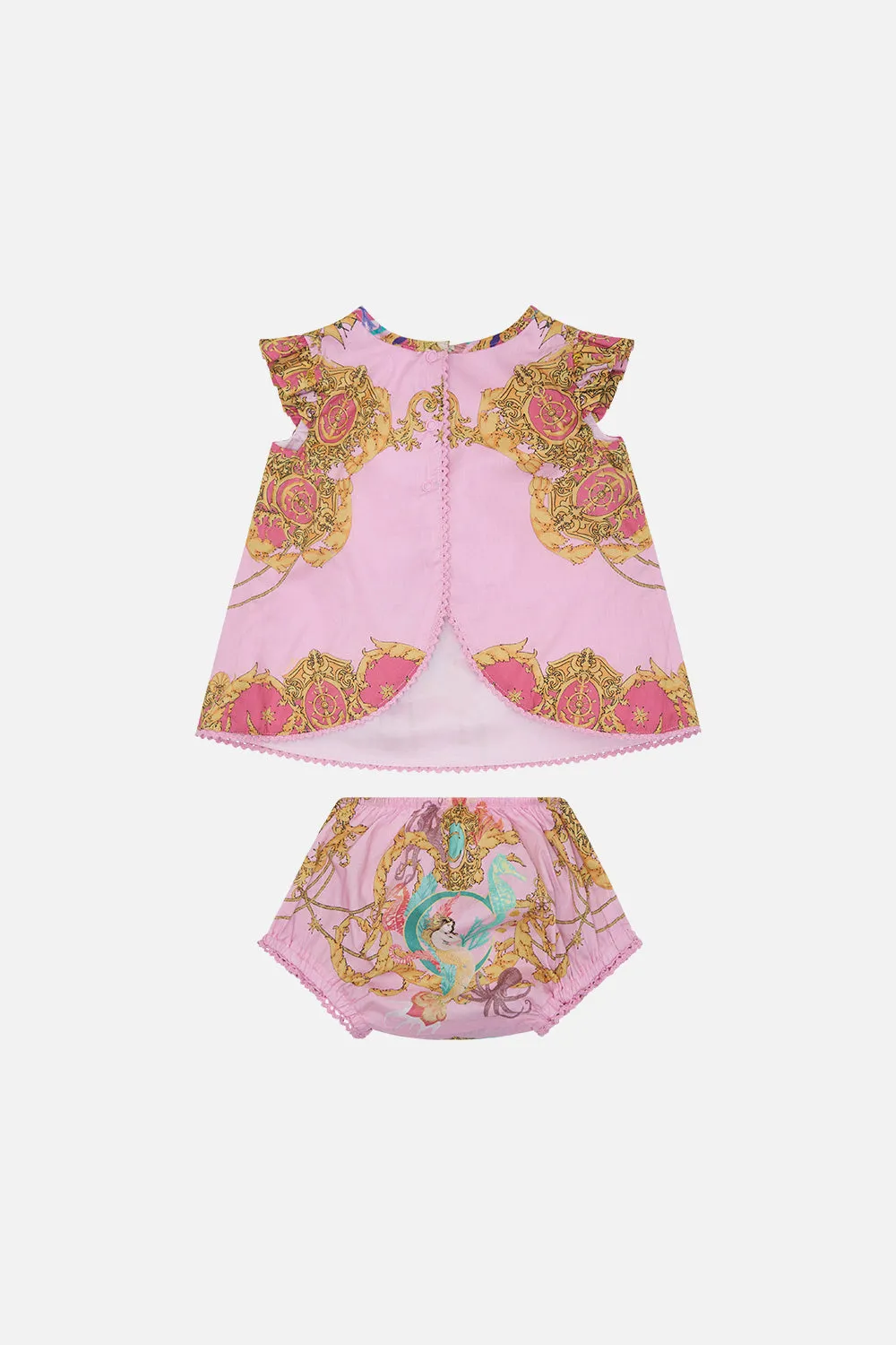 BABIES TOP AND BLOOMER SET MERMAID MOTEL