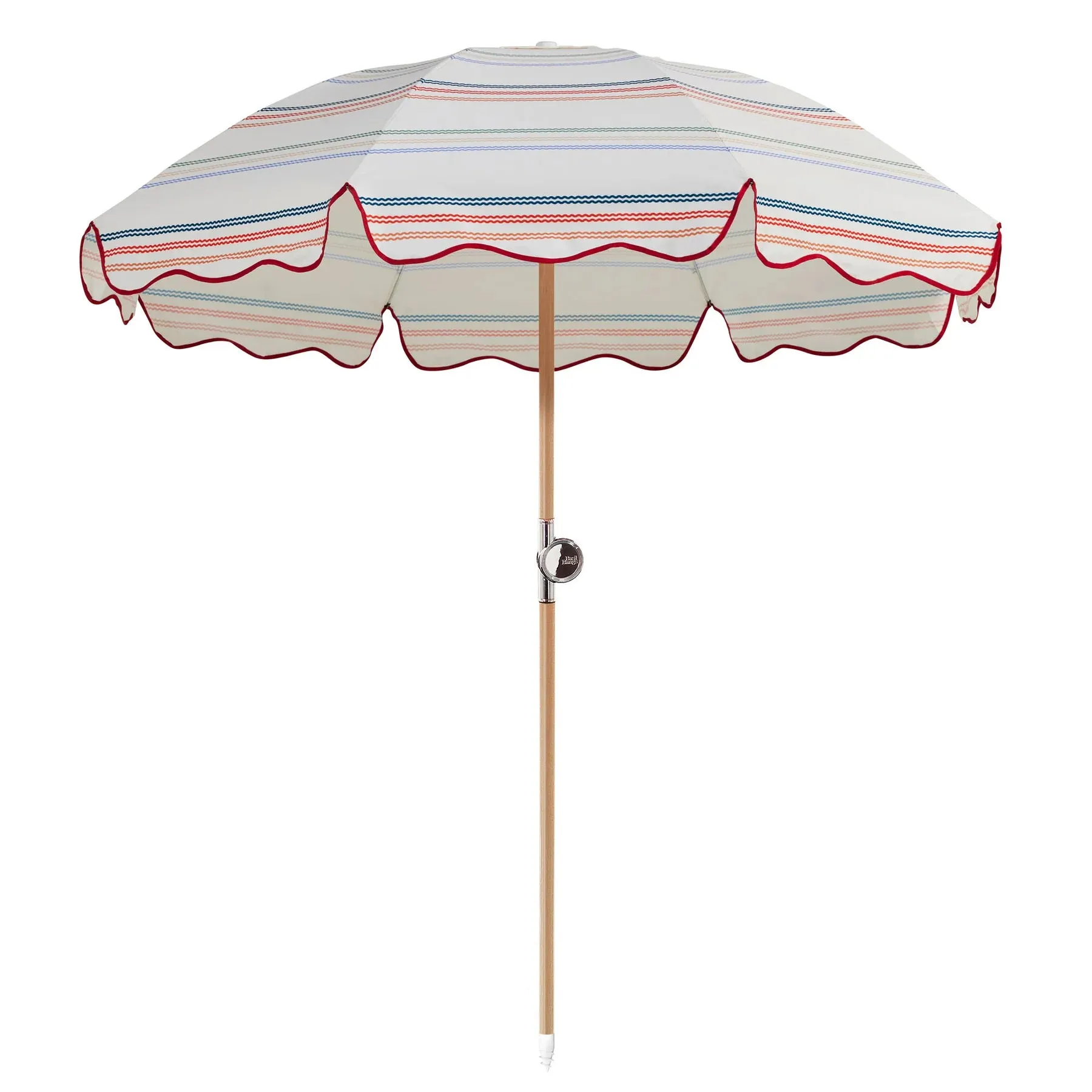 Basil Bangs Premium Beach Umbrella - Ribbon