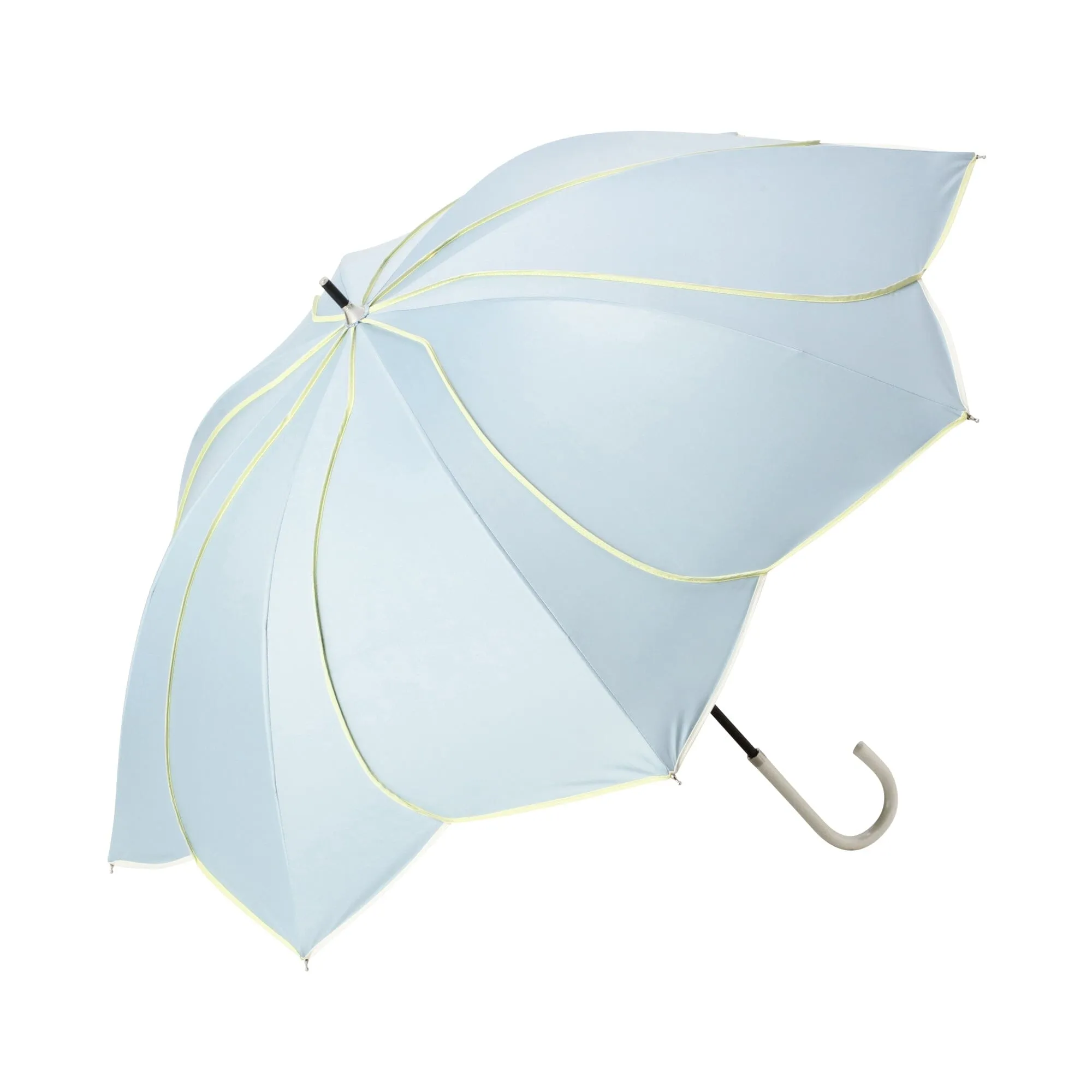 Bicolor Piping Long Umbrella 50cm Green