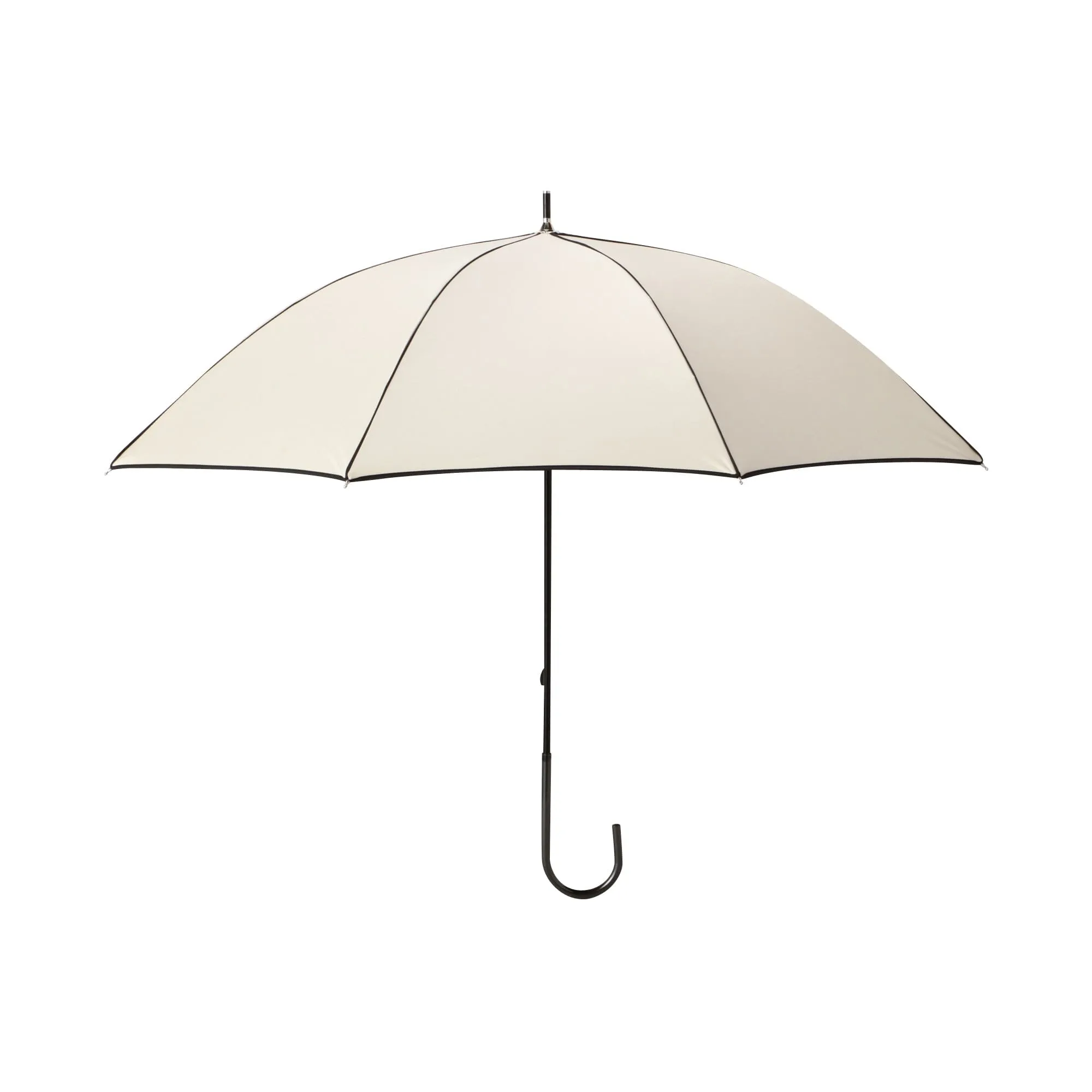 Blackout Piping Long Umbrella 50cm Beige