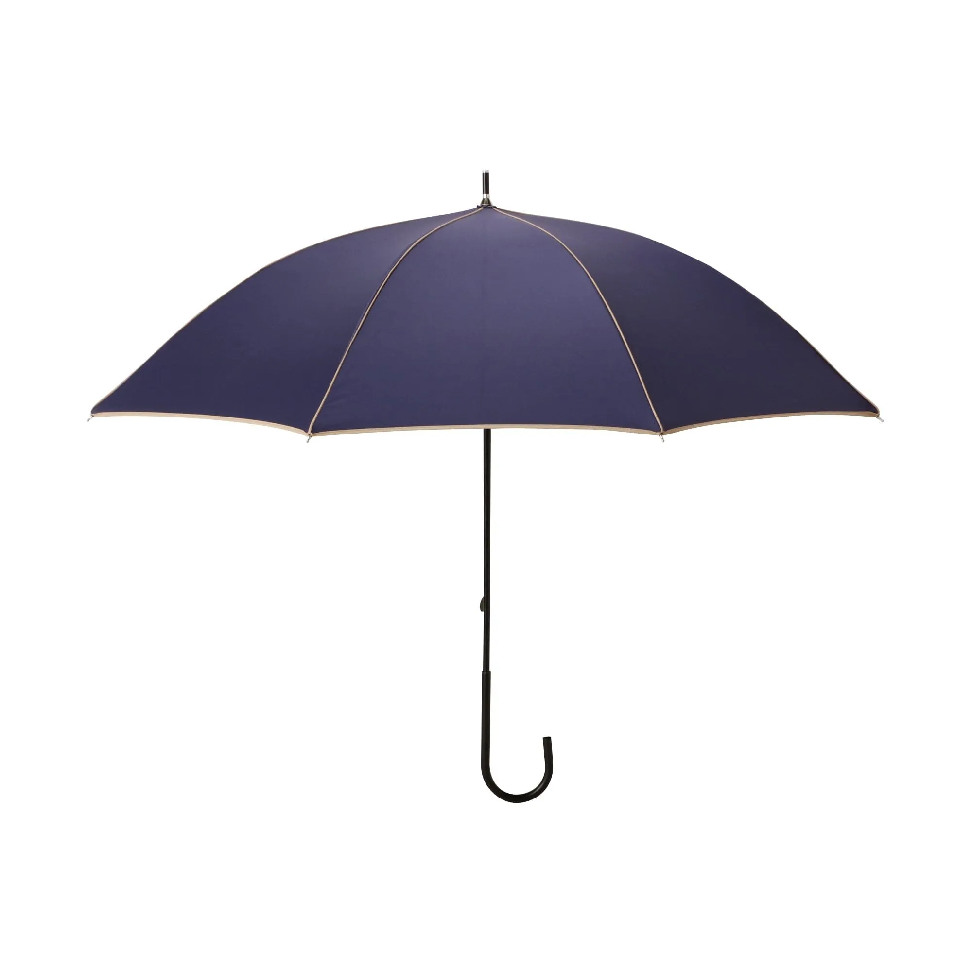 Blackout Piping Long Umbrella 50cm Navy