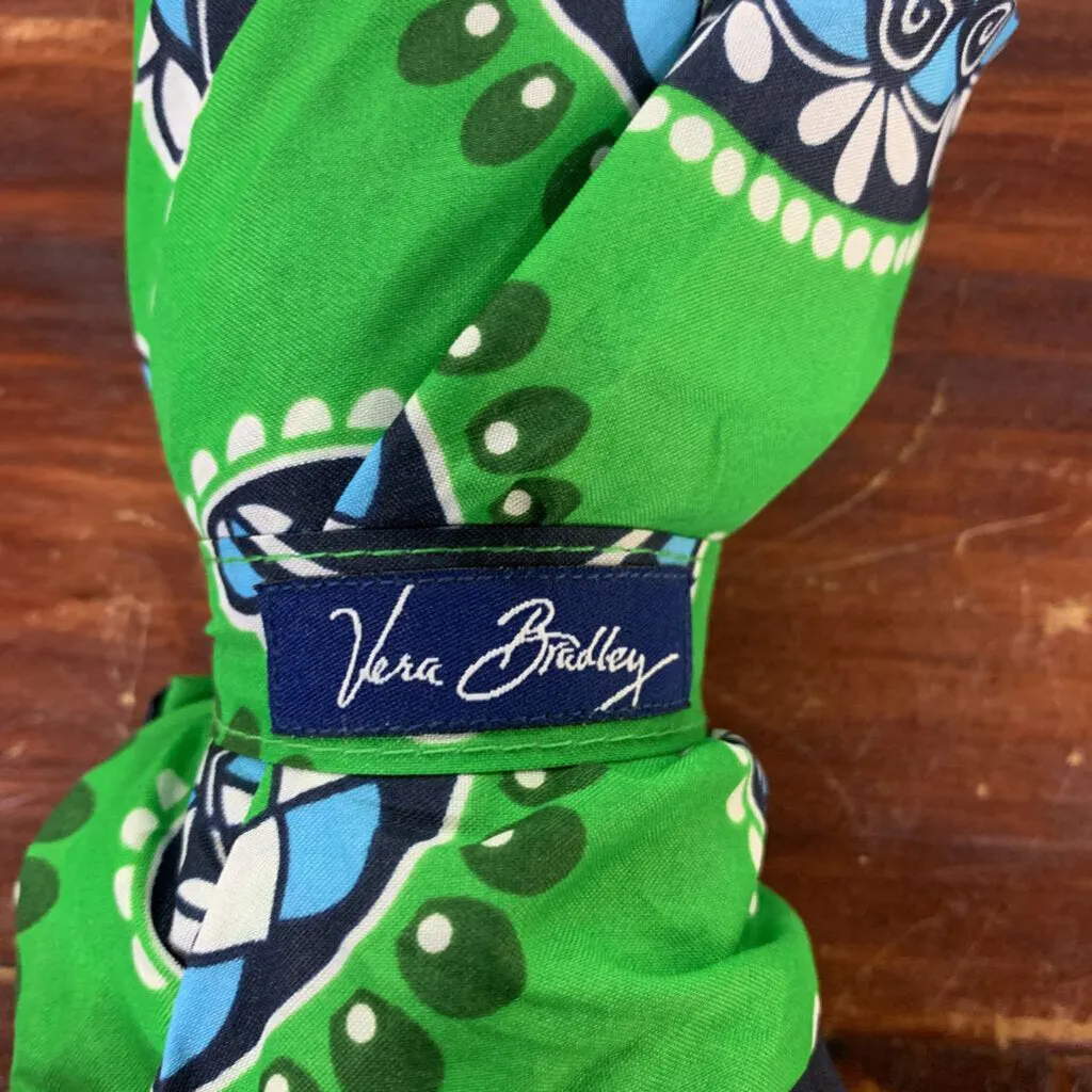 BLUE & GREEN VERA BRADLEY UMBRELLA