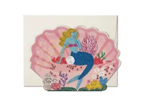 Blue Mermaid Card