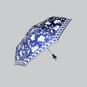 Blue Pottery Digital Printed Umbrella (3-Fold)