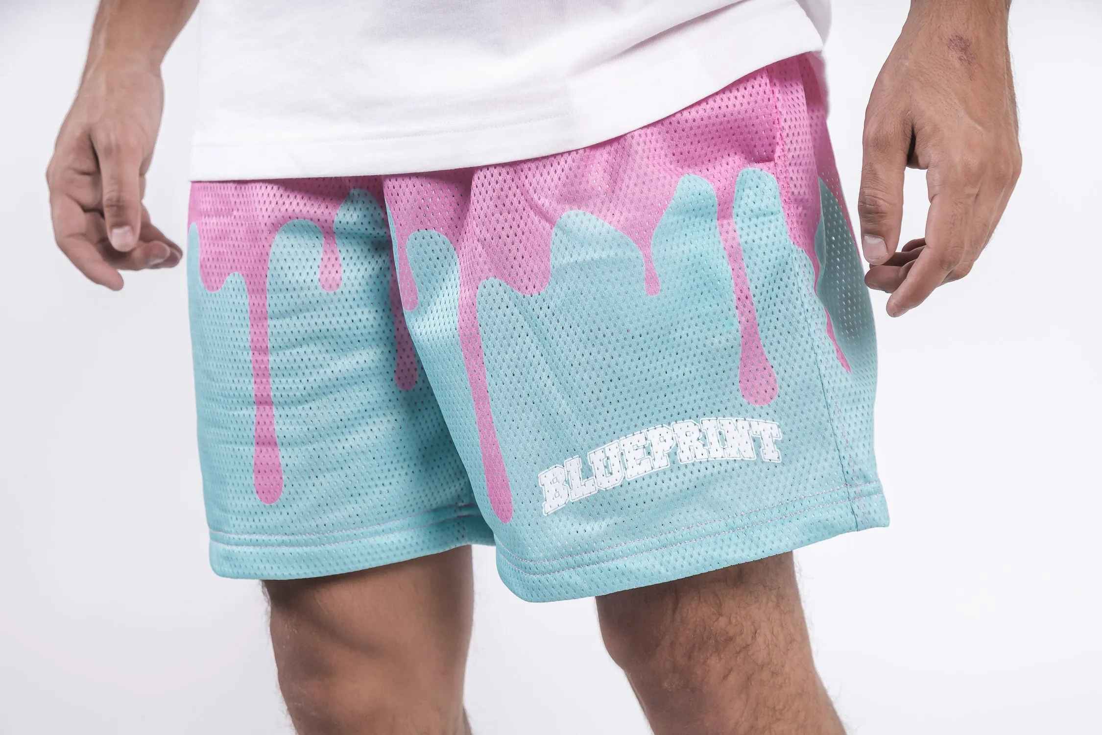 Blueprint Ice Cream Drip Short 'Straw Pistachio'