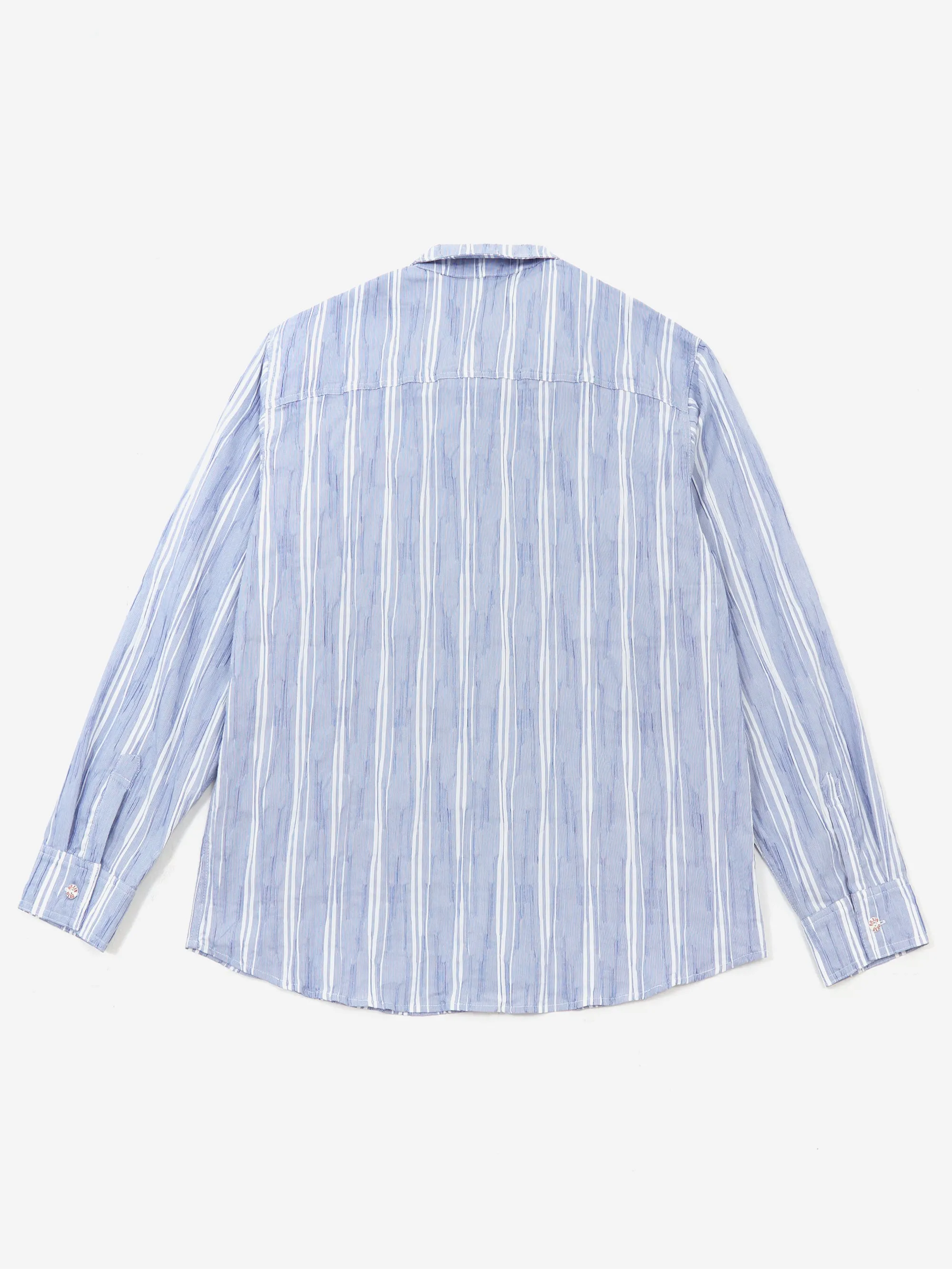 Brain Dead Organic Placket Shirt - Blue