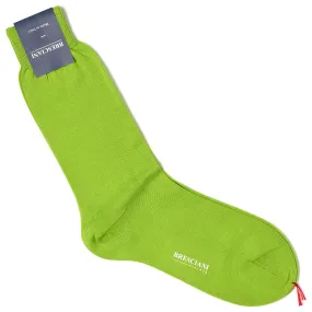 BRESCIANI Cotton Thicker Mid Calf Length Socks US L