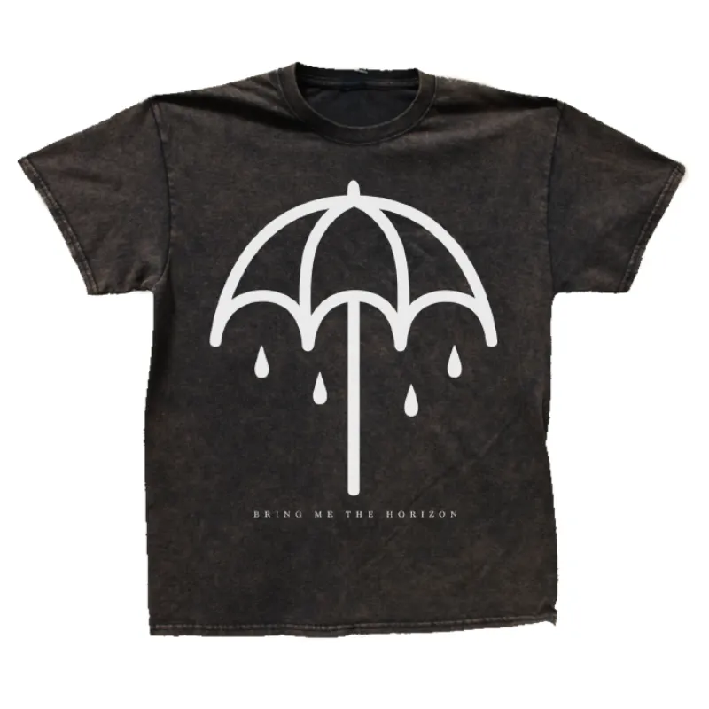 Bring Me The Horizon - Umbrella Black Vintage Tee