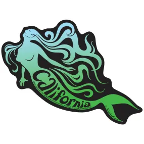 California Mermaid Sticker