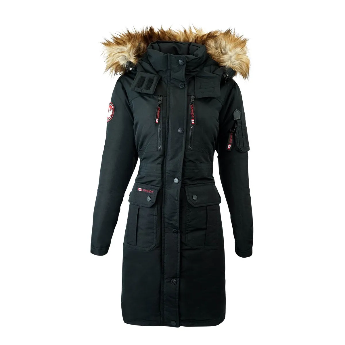 Canada Weather Gear Women's Mid Length Parka Jacket