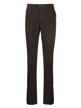 Canali mid-rise straight-leg chino trousers