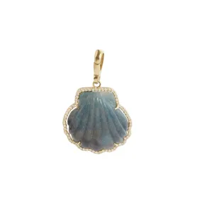 Carved Shell Charm - Triolite