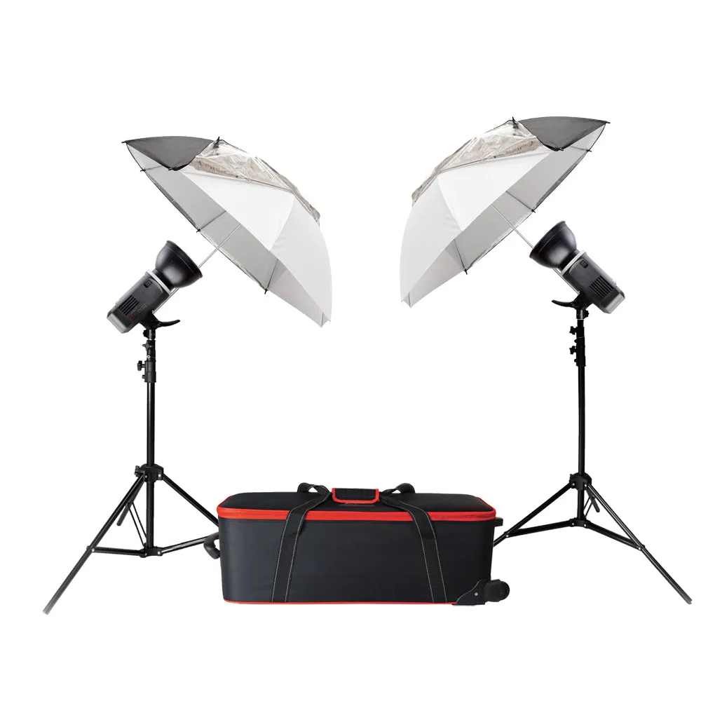 CITI600 Manual Twin Umbrella Flash Kit