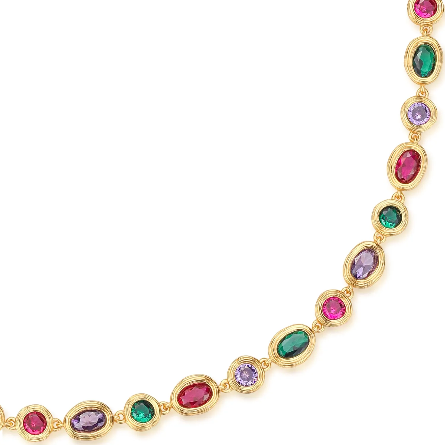 Coloful Gemstones Bracelet Necklace(Purchase Individually)