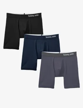 Cool Cotton Mid-Length Boxer Brief 6" (3-Pack)