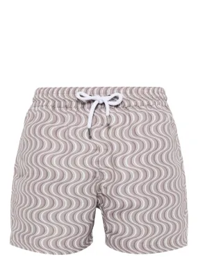 Copa Camada-Print Swim Shorts