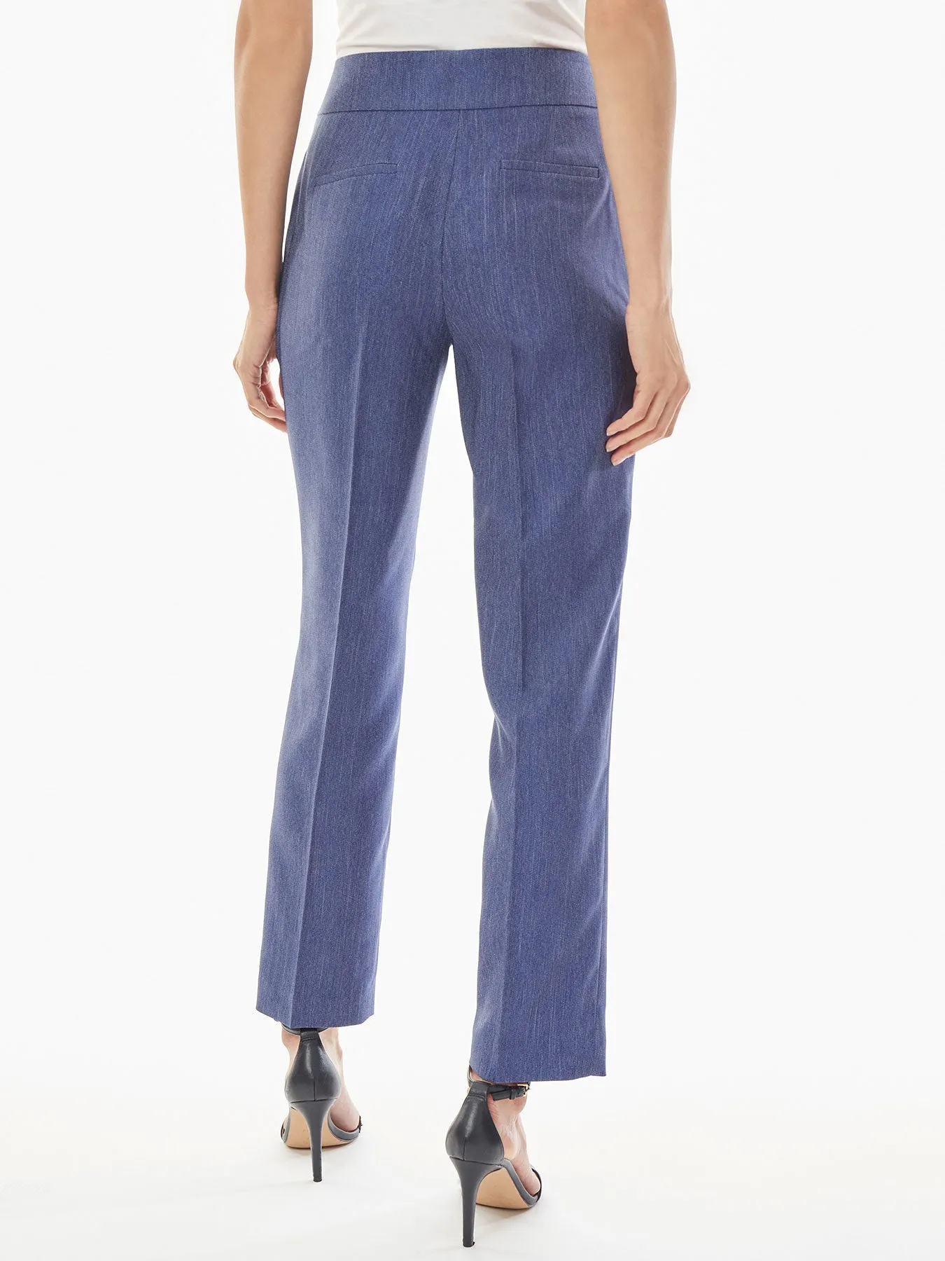 Denim Twill Slim Leg Pants