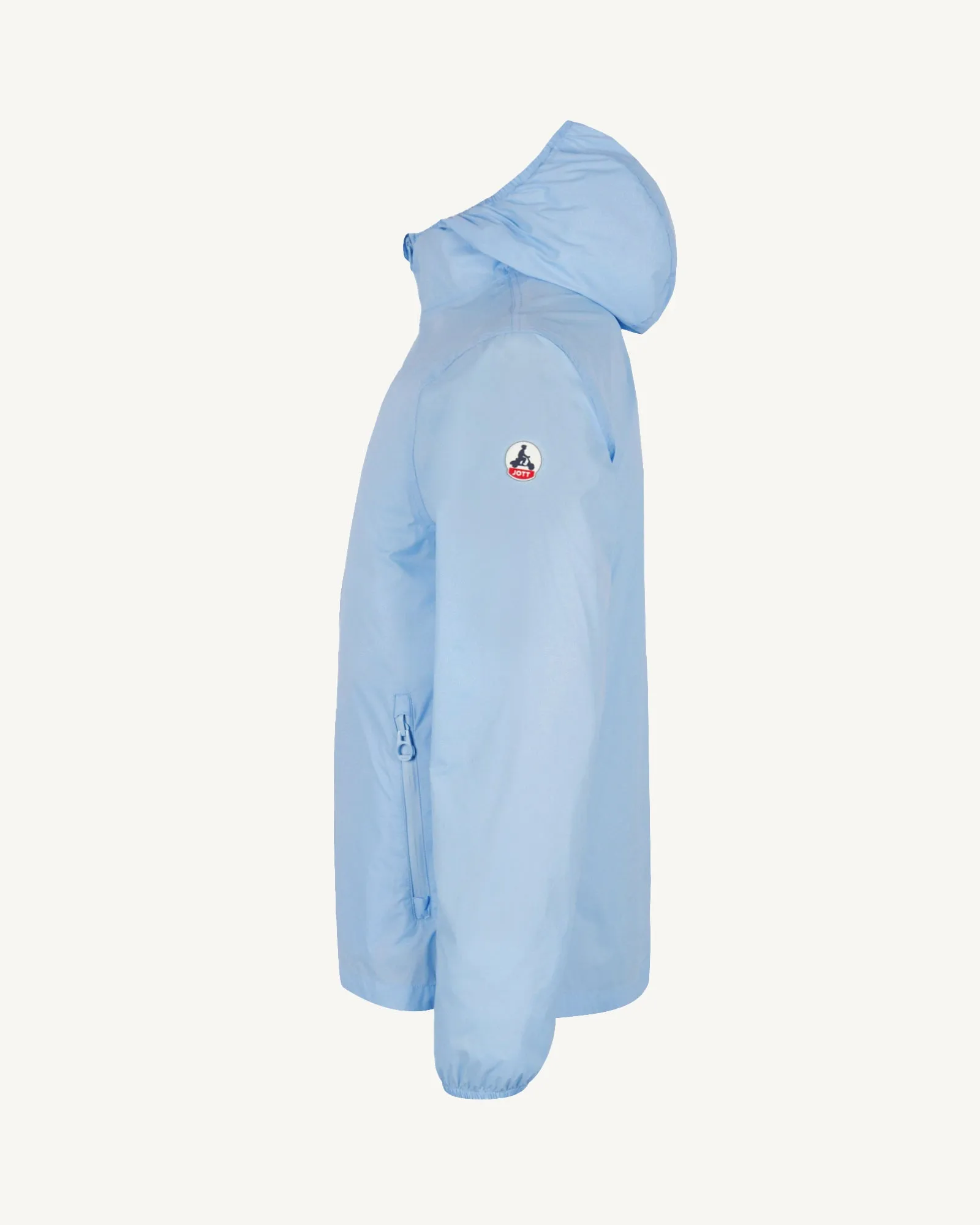 Derry waterproof packable jacket Heaven blue