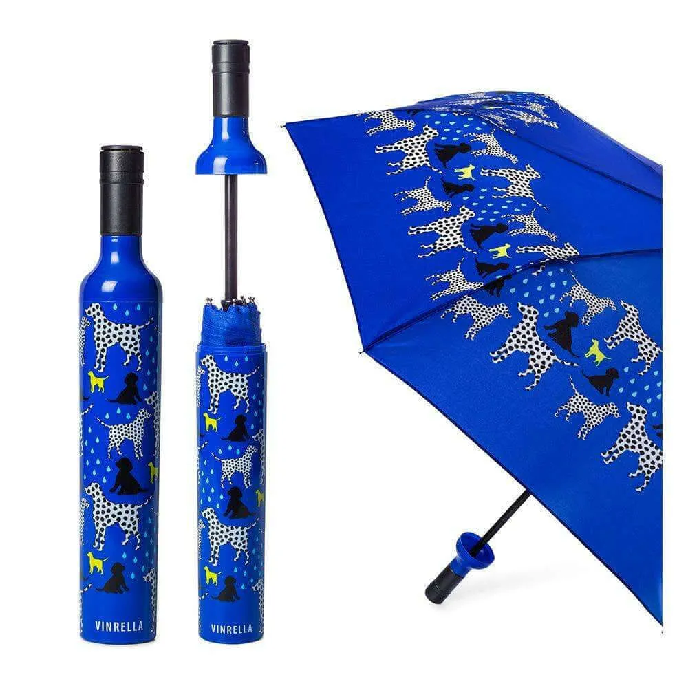 Dog Print Bottle Umbrella