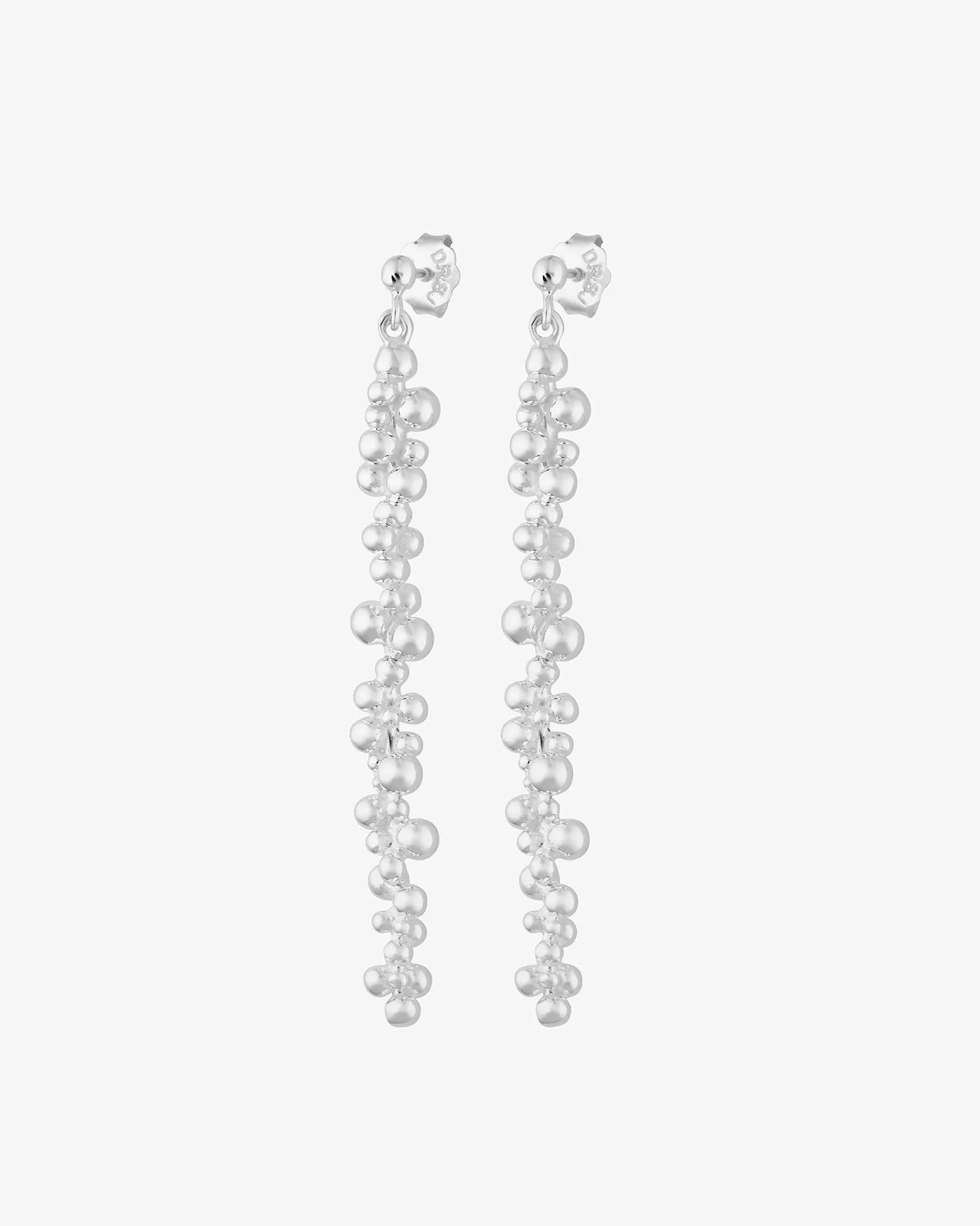 Drops grande earrings silver