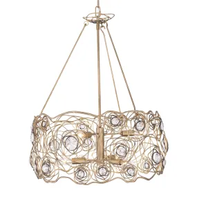 Ethereal Rose 500C06HGOB 6-Light Chandelier - Havana Gold Ombre