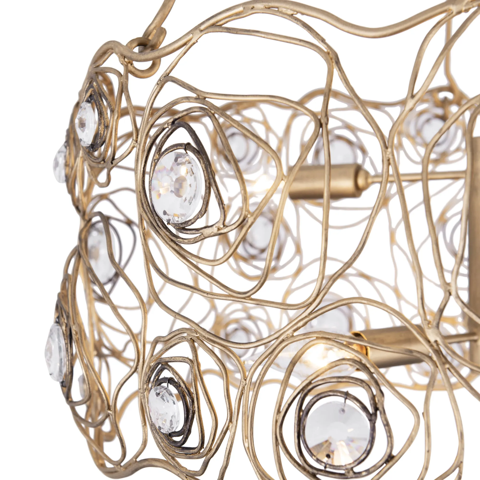 Ethereal Rose 500C06HGOB 6-Light Chandelier - Havana Gold Ombre