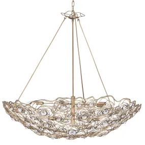 Ethereal Rose 500P10HGOB 10-Light Inverted Pendant Light - Havana Gold Ombre