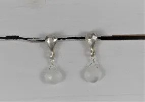 Facet Earring with Moonstone