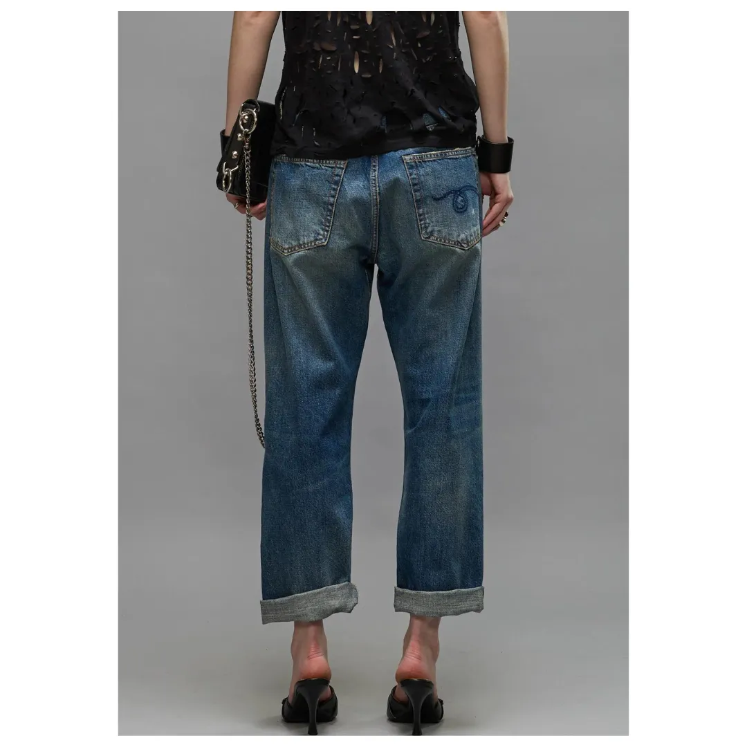 Garnet Blue Boyfriend Jean