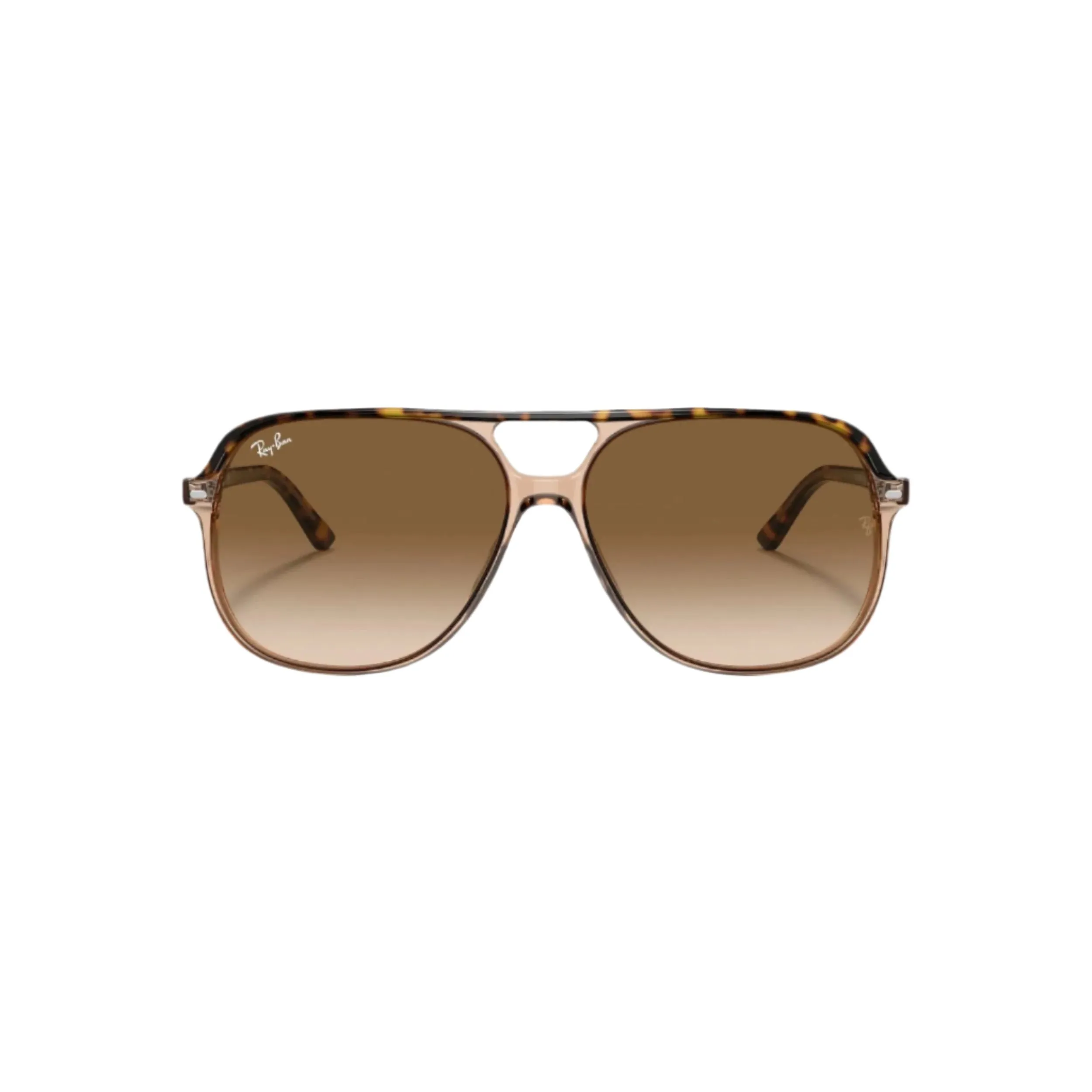 Havana On Transparent Brown Bill Sunglasses