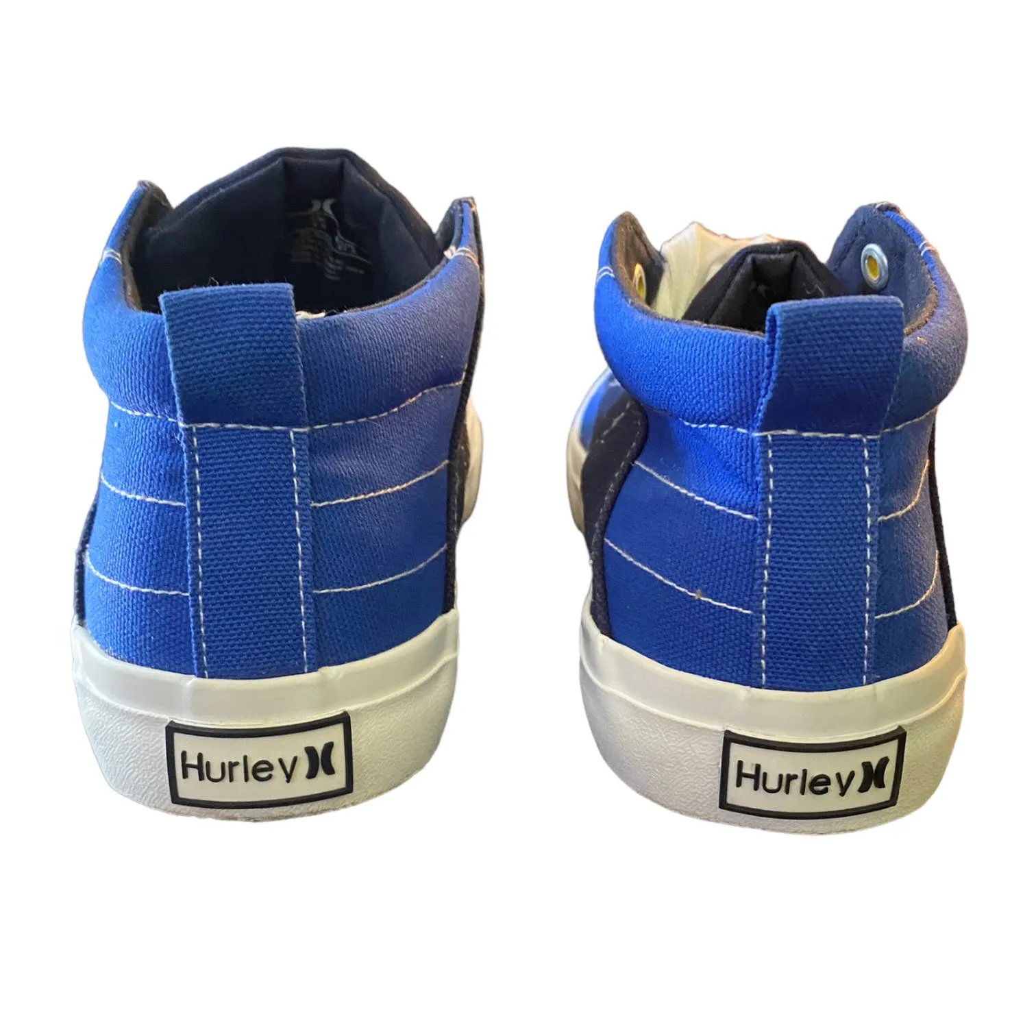 Hurley Roddy Skateboard 2 Tone Blue Mid Top Sneakers Size 5