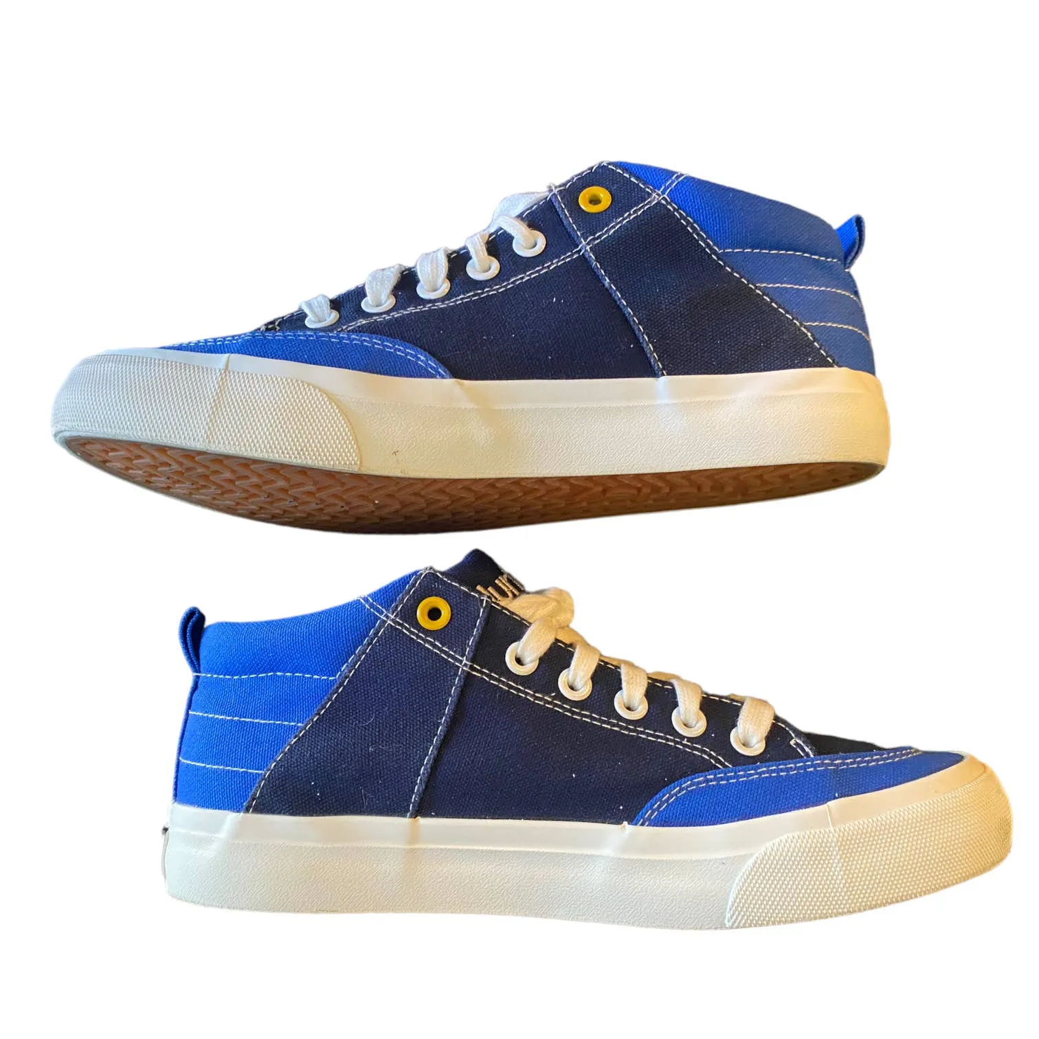 Hurley Roddy Skateboard 2 Tone Blue Mid Top Sneakers Size 5