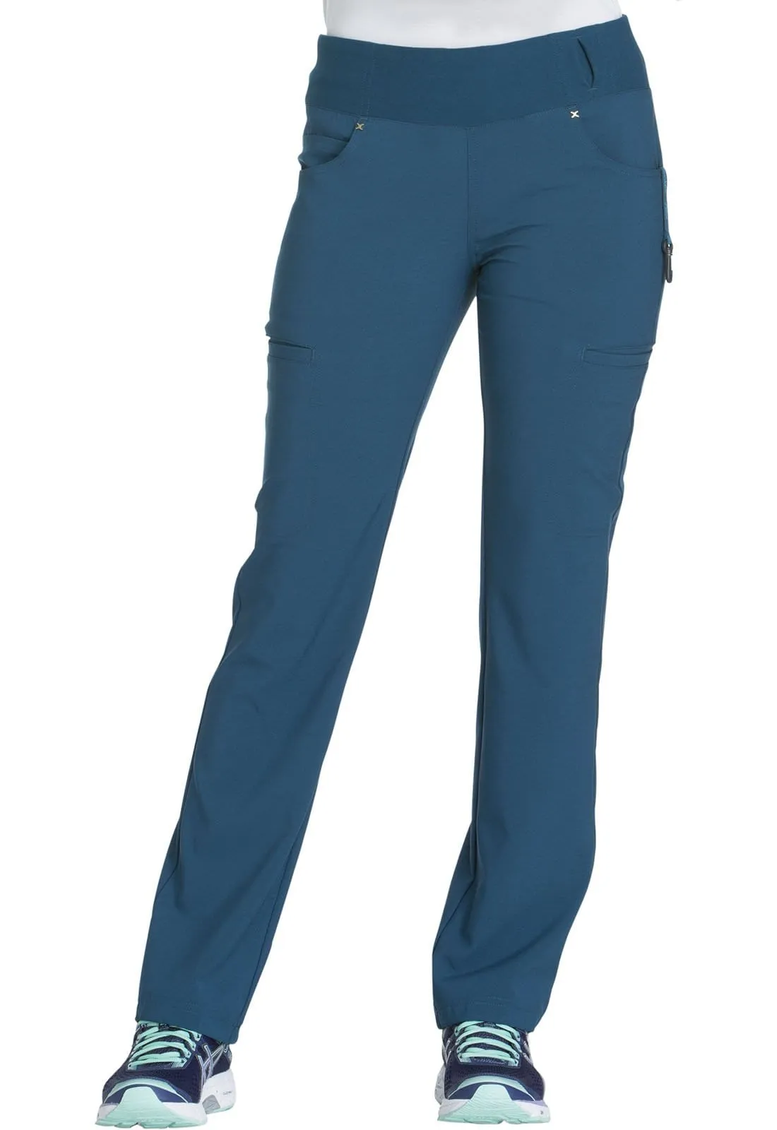 iFlex Cherokee  Mid Rise Straight Leg Pull-on Scrub Pant CK002