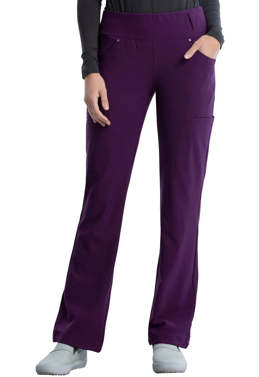 iFlex Cherokee  Mid Rise Straight Leg Pull-on Scrub Pant CK002