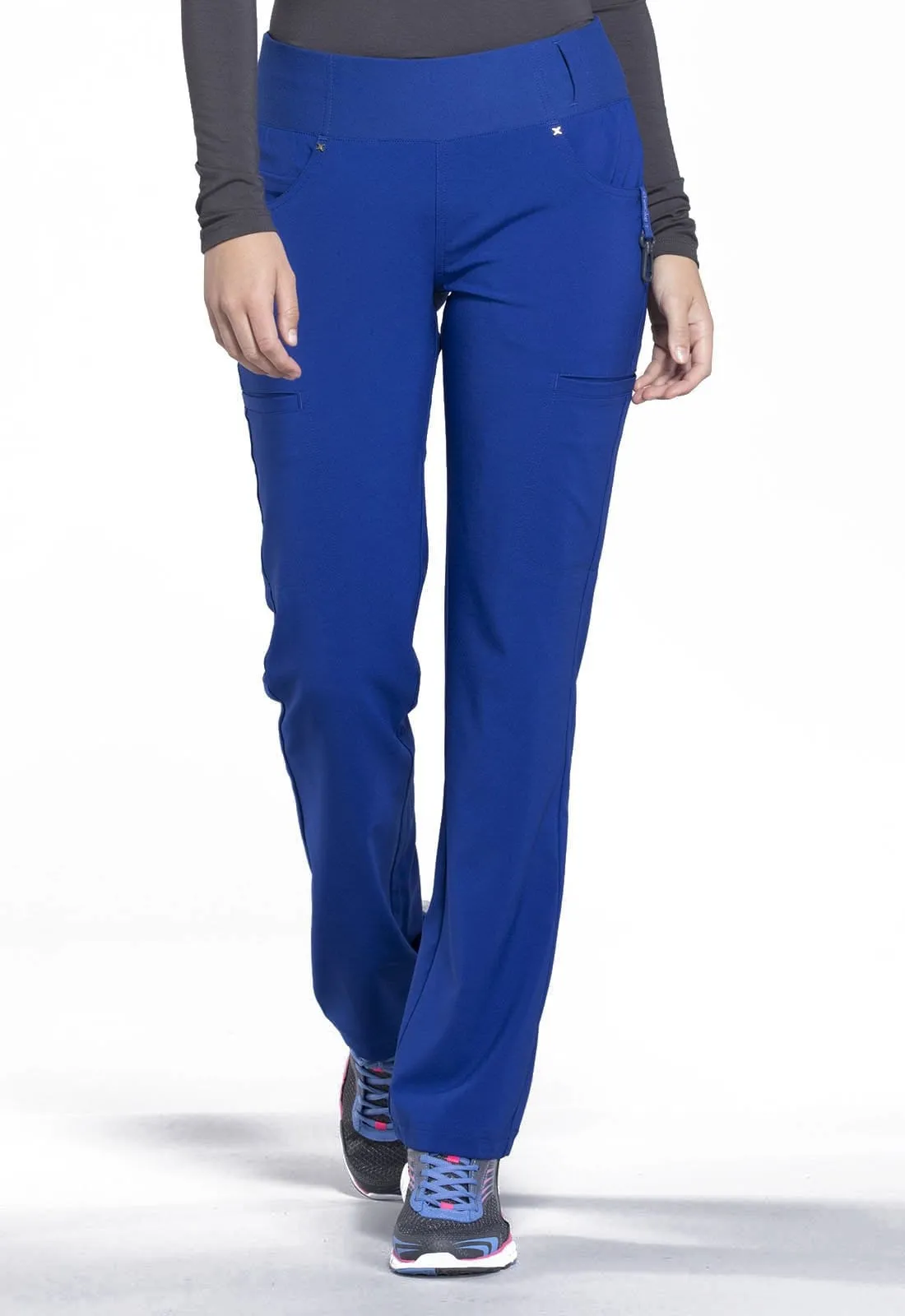 iFlex Cherokee  Mid Rise Straight Leg Pull-on Scrub Pant CK002