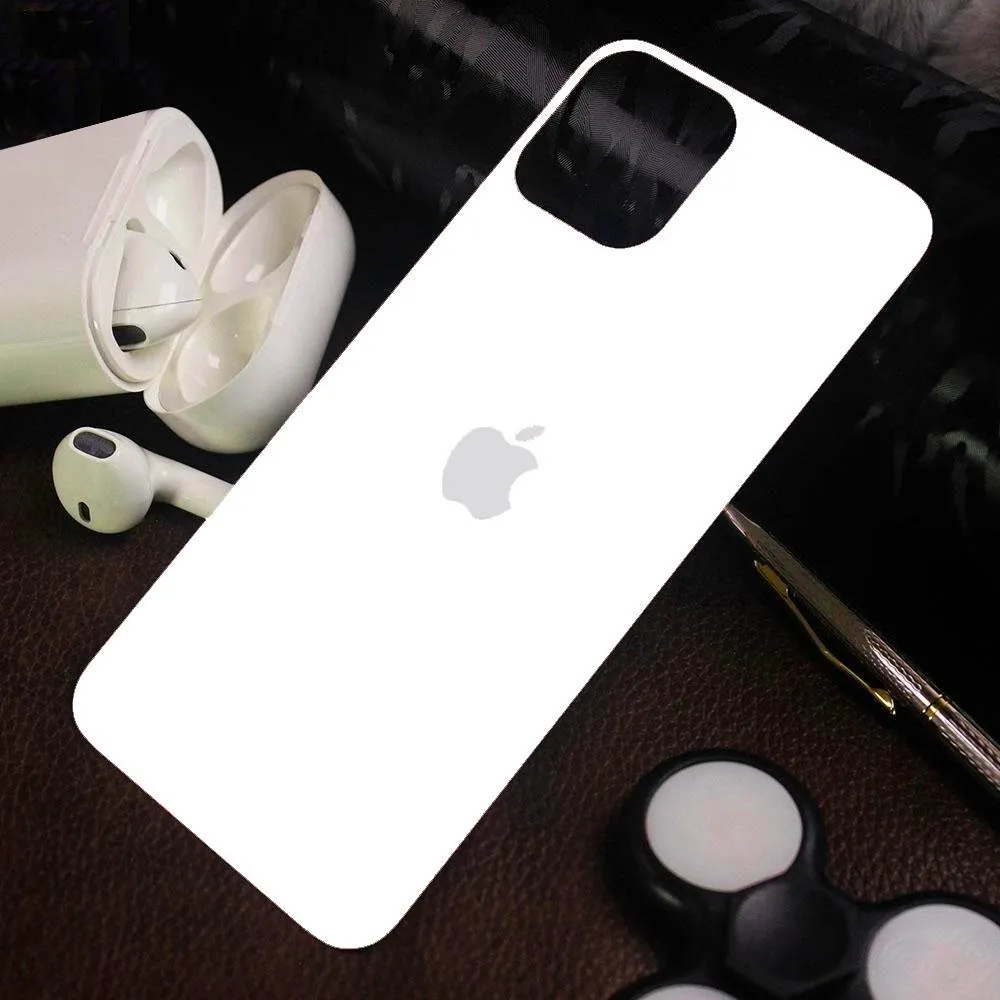 iPhone 12 Ultra-thin Glossy Back Tempered Glass